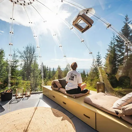 Glass Igloo With Panoramic Views In Asbygda Jevnaker