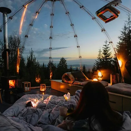 Glass Igloo With Panoramic Views In Asbygda Holiday home Jevnaker