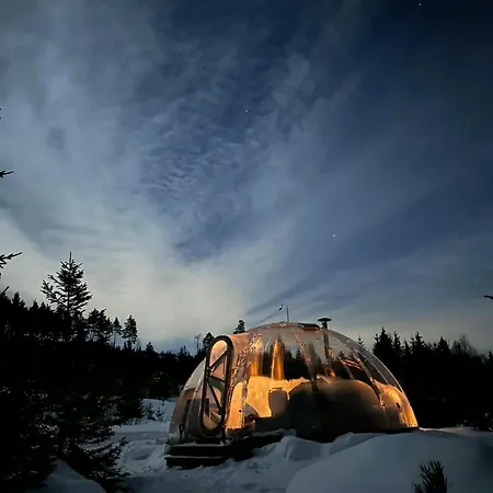 Glass Igloo With Panoramic Views In Asbygda Holiday home Jevnaker