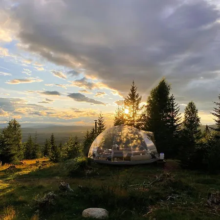 Glass Igloo With Panoramic Views In Asbygda Feriehus Jevnaker