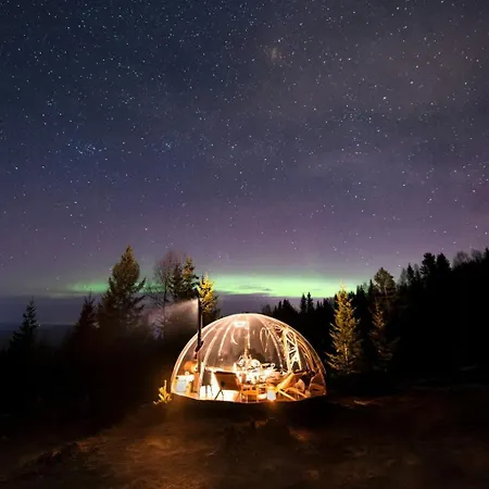 Glass Igloo With Panoramic Views In Asbygda