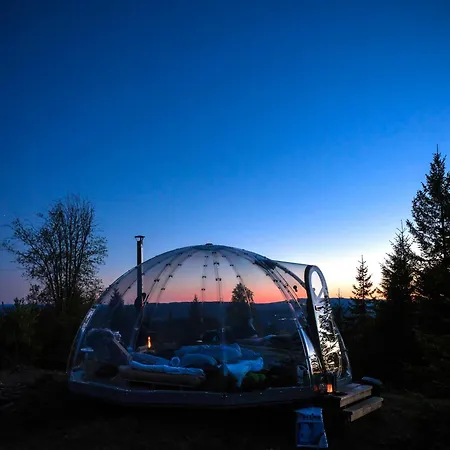 Feriehus Glass Igloo With Panoramic Views In Asbygda Jevnaker
